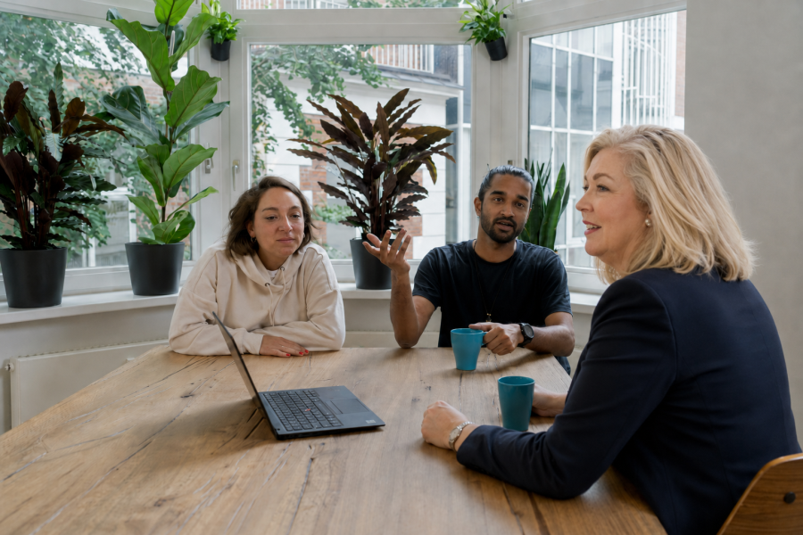 Client finance conversations and lending support
